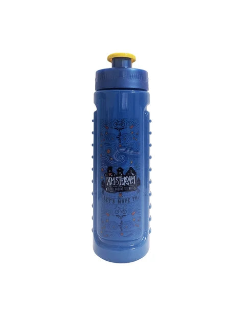Blue 750ml Rainbow Kids Water Bottle – BPA-Free Plastic Bottle