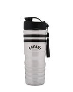 Dark Blue Flipper Water Bottle 1000ml BPA-Free reusable plastic sports bottle flip lid