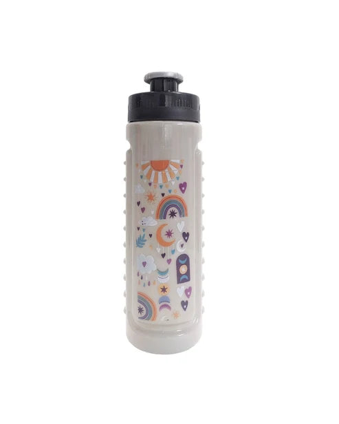 Pink 750ml Rainbow Kids Water Bottle – BPA-Free Plastic Bottle