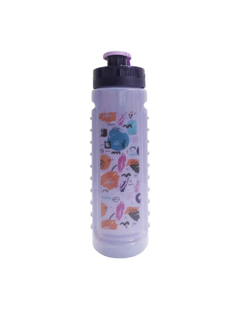 Purple 750ml Rainbow Kids Water Bottle – BPA-Free Plastic Bottle