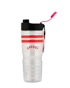 Red Flipper Water Bottle 1000ml BPA-Free reusable plastic sports bottle flip lid