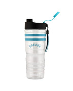 Sea Green Flipper Water Bottle 1000ml BPA-Free reusable plastic sports bottle flip lid