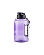 1250ml purple sports water bottle with handle, BPA-free reusable plastic water bottle for gym, office and travel