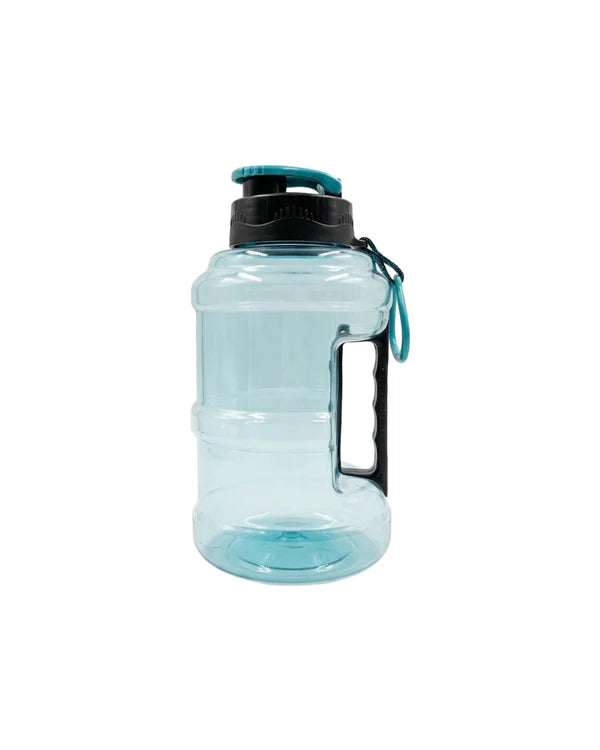 1250ml sea green sports water bottle with handle, BPA-free reusable plastic water bottle for gym, office and travel